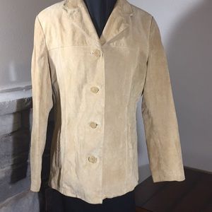 Wilson’s Leather Tan Suede Coat Large